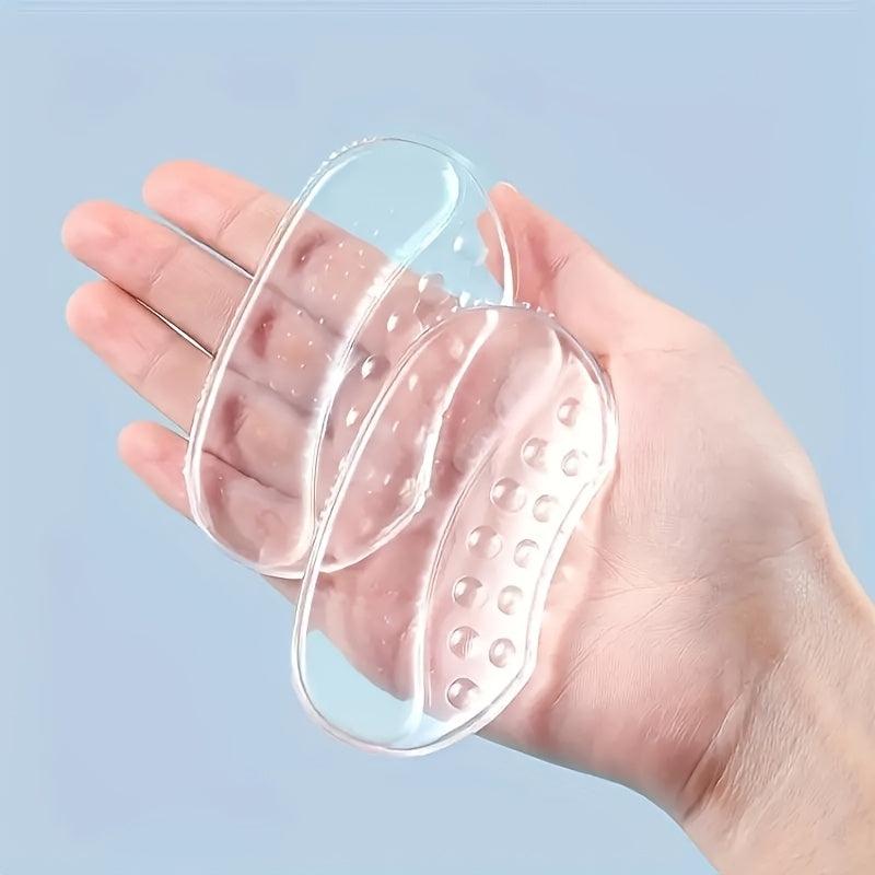 Women's Heel Pads Soft Gel Cushions Anti-Slip Breathable 2 Pack