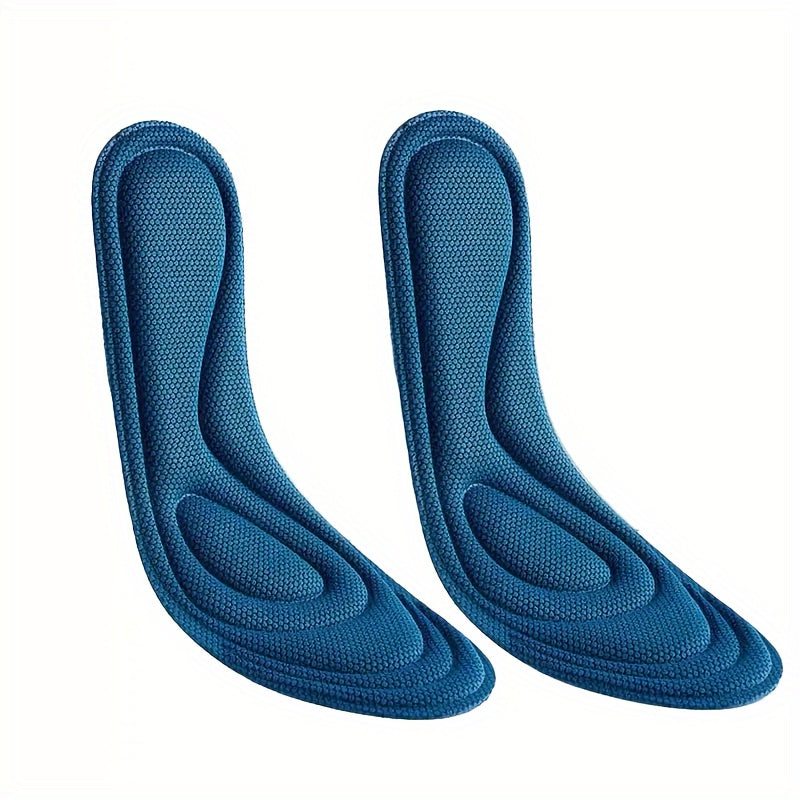 Unisex xotira ko'yi insoles Nano teri so'radigan yugurish yostiqlari oyoq kiyim padlari