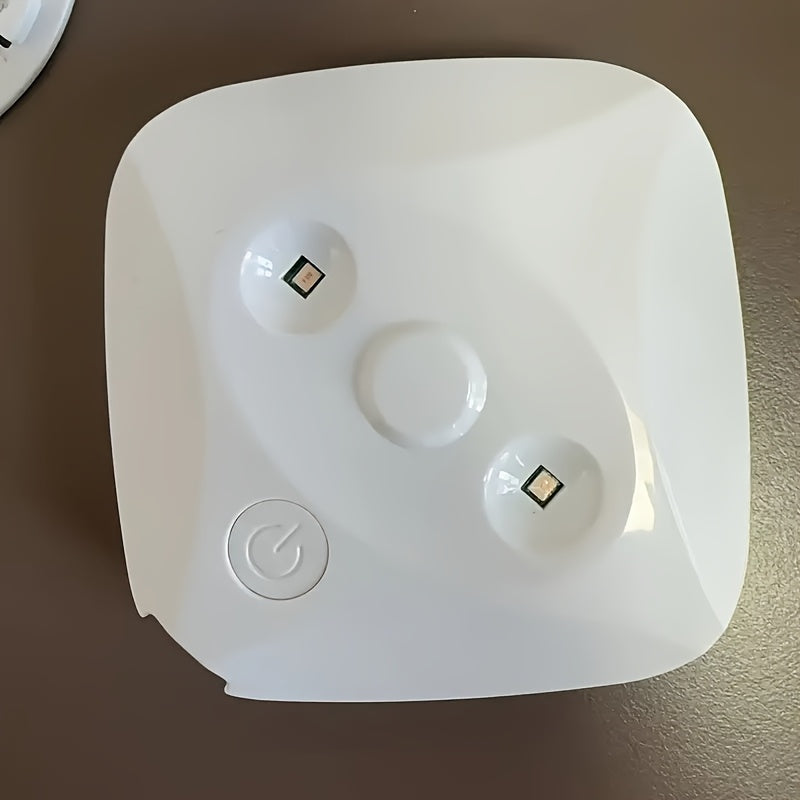 White Compact UV-C Light for Smart Toilet Wall Mount USB Rechargeable