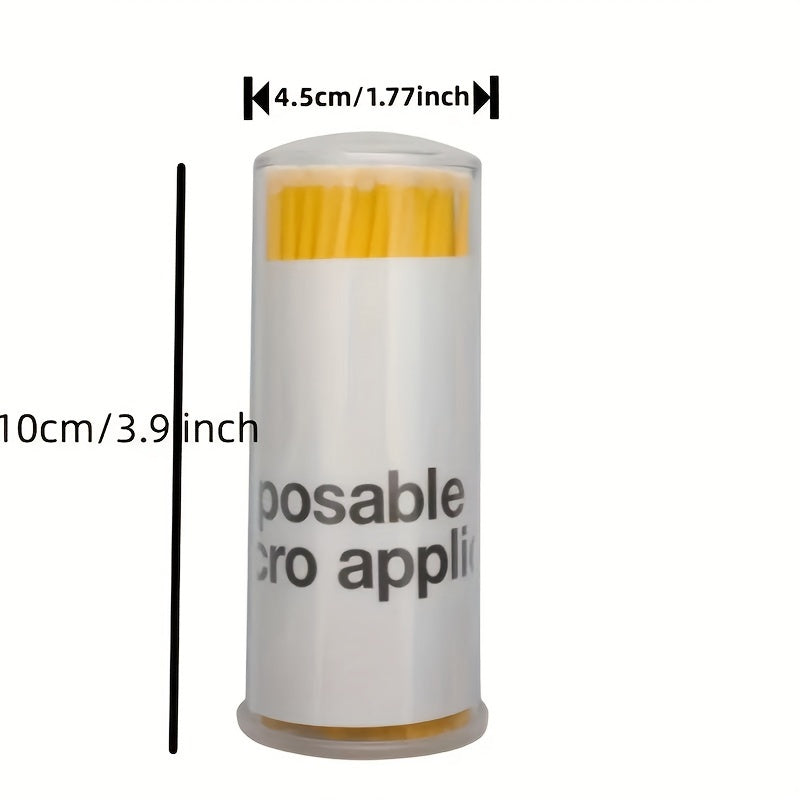 100 dona mikro bo'yoq cho'tkasi avtomobilni ta'mirlash va yangilash uchun