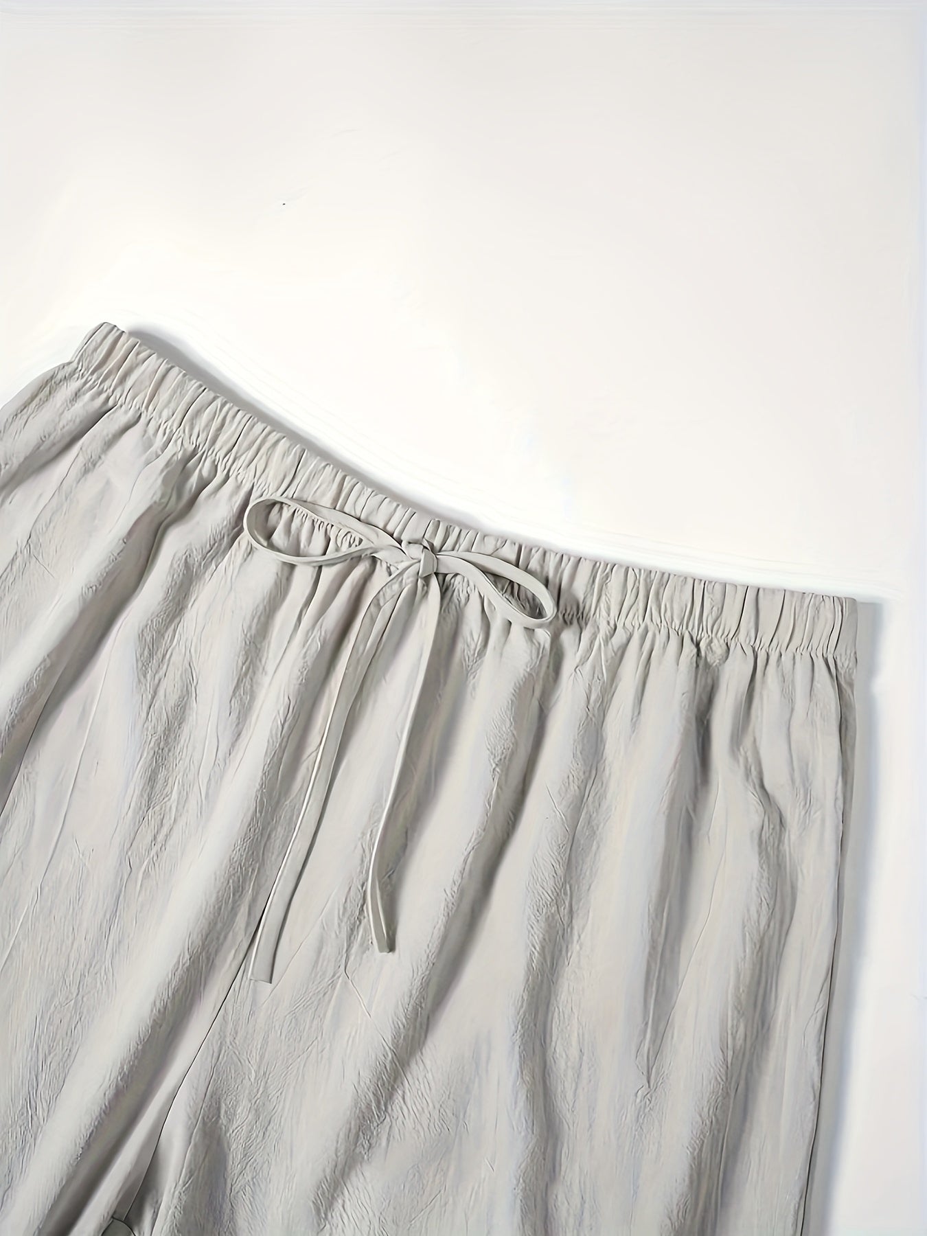 Girls Cotton Two-Piece Shorts Set with Adjustable Waist