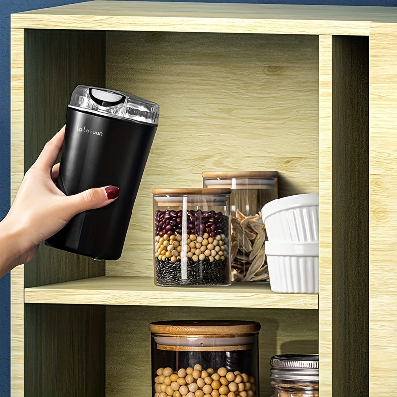 Molino de café eléctrico 200W de acero inoxidable, picadora de especias, nueces, granos y procesador de alimentos