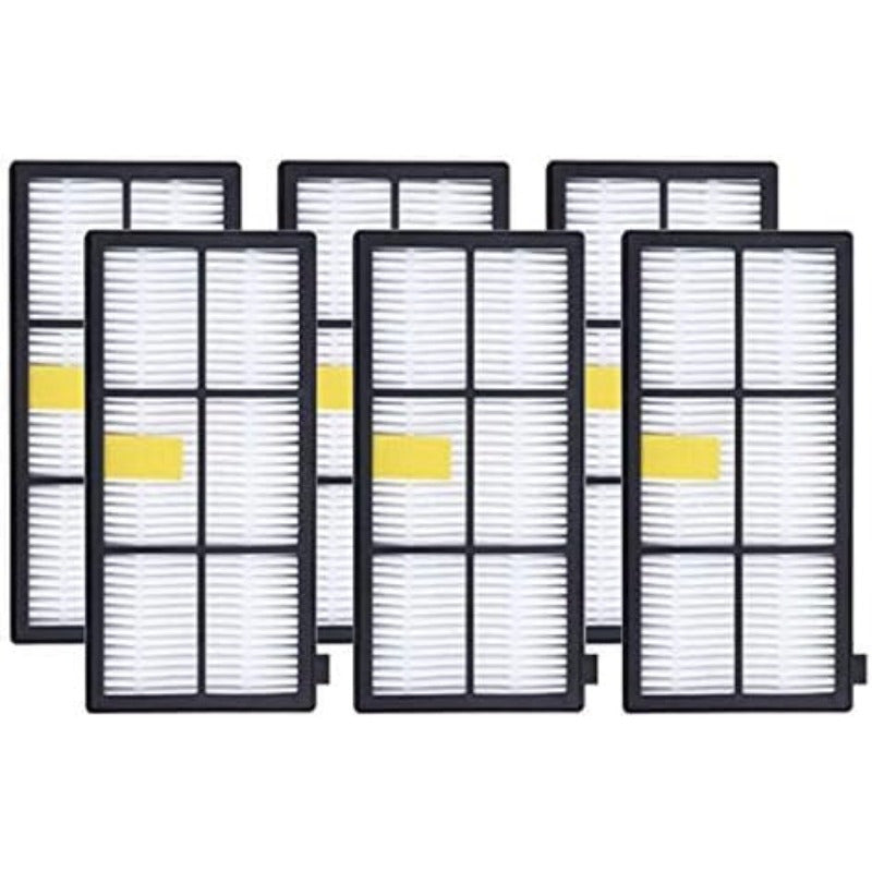 Set of 6 HEPA Filters for Robot Vacuum 800 900 Series Compatible with Multiple Models