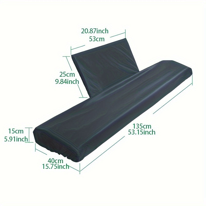 Funda para teclado electrónico de 88 teclas a prueba de polvo, ajustable con cuerda y bolsa de almacenamiento