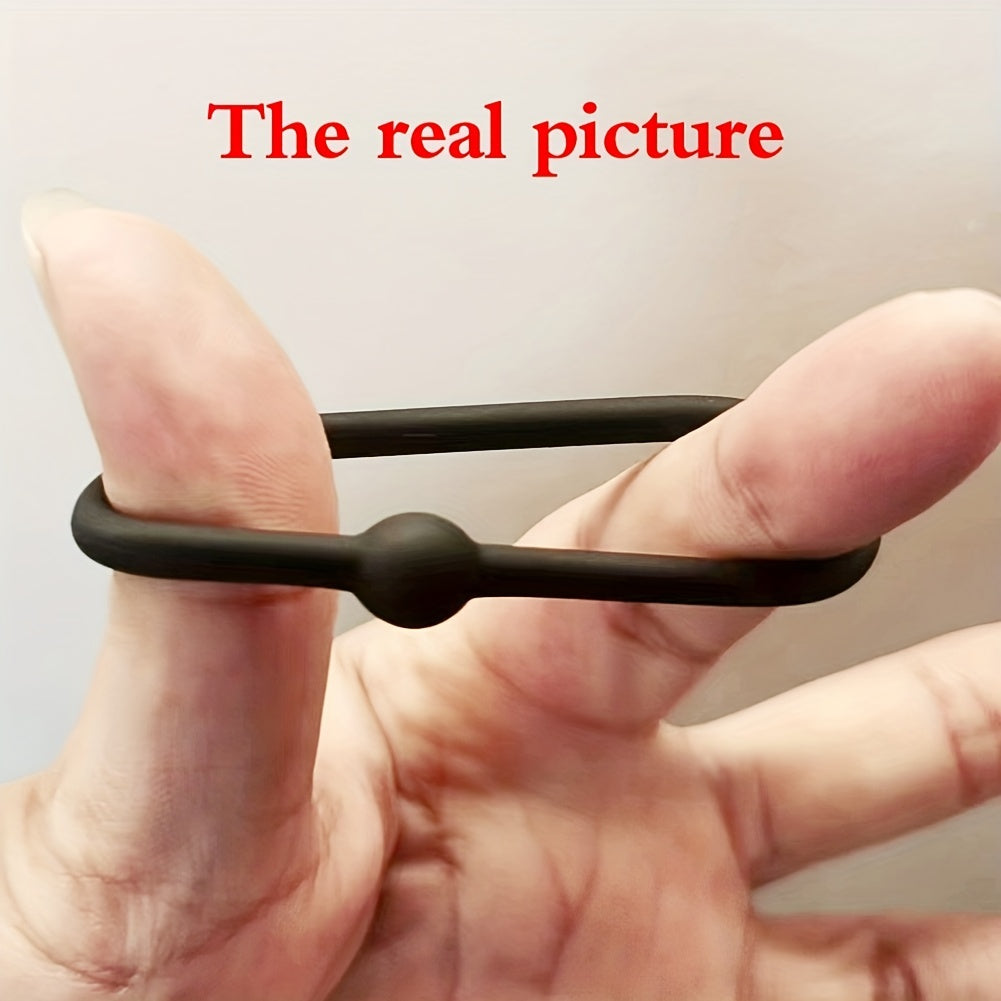 Men Silicone Penis Ring Odor-Free Elastic Cock Restraint for Couples
