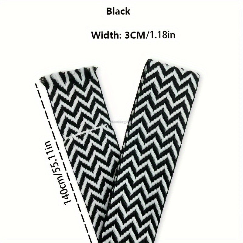 Unisex Flat Shoelaces for Sneakers Multicolor Zigzag Durable 120-160cm