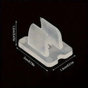 10/20/45 Pcs 6mm Plastic LED Strip Fixing Clips for Neon Light Securing