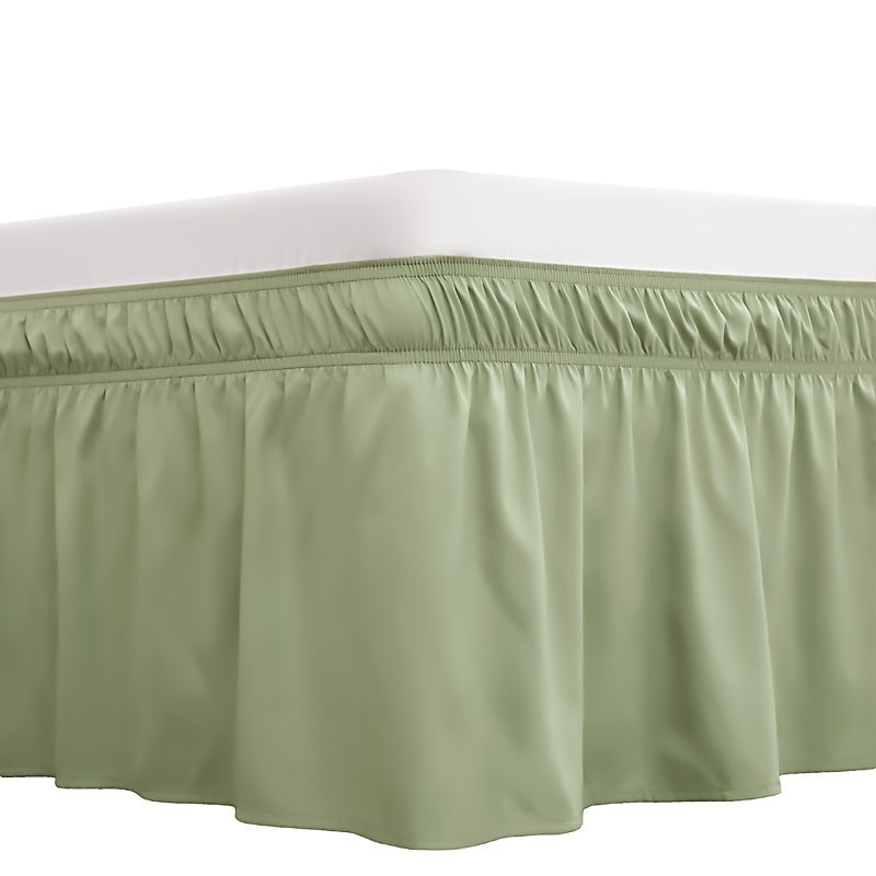 Microfiber Bed Skirt with Elastic Bands, 95g Ultra-Fine Material