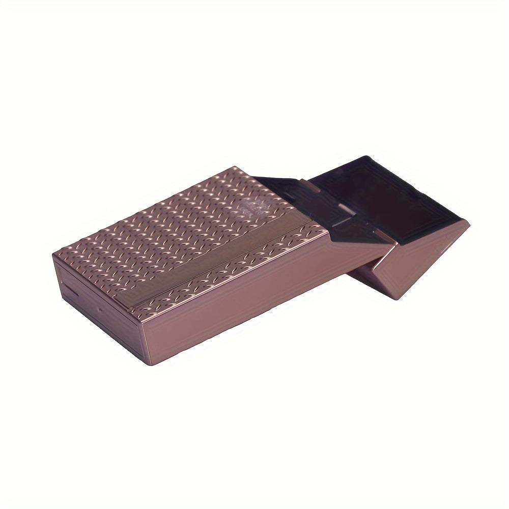 Multi-Color Embossed Mirror Sheet Press-On Slim 20-Pack Plastic Box