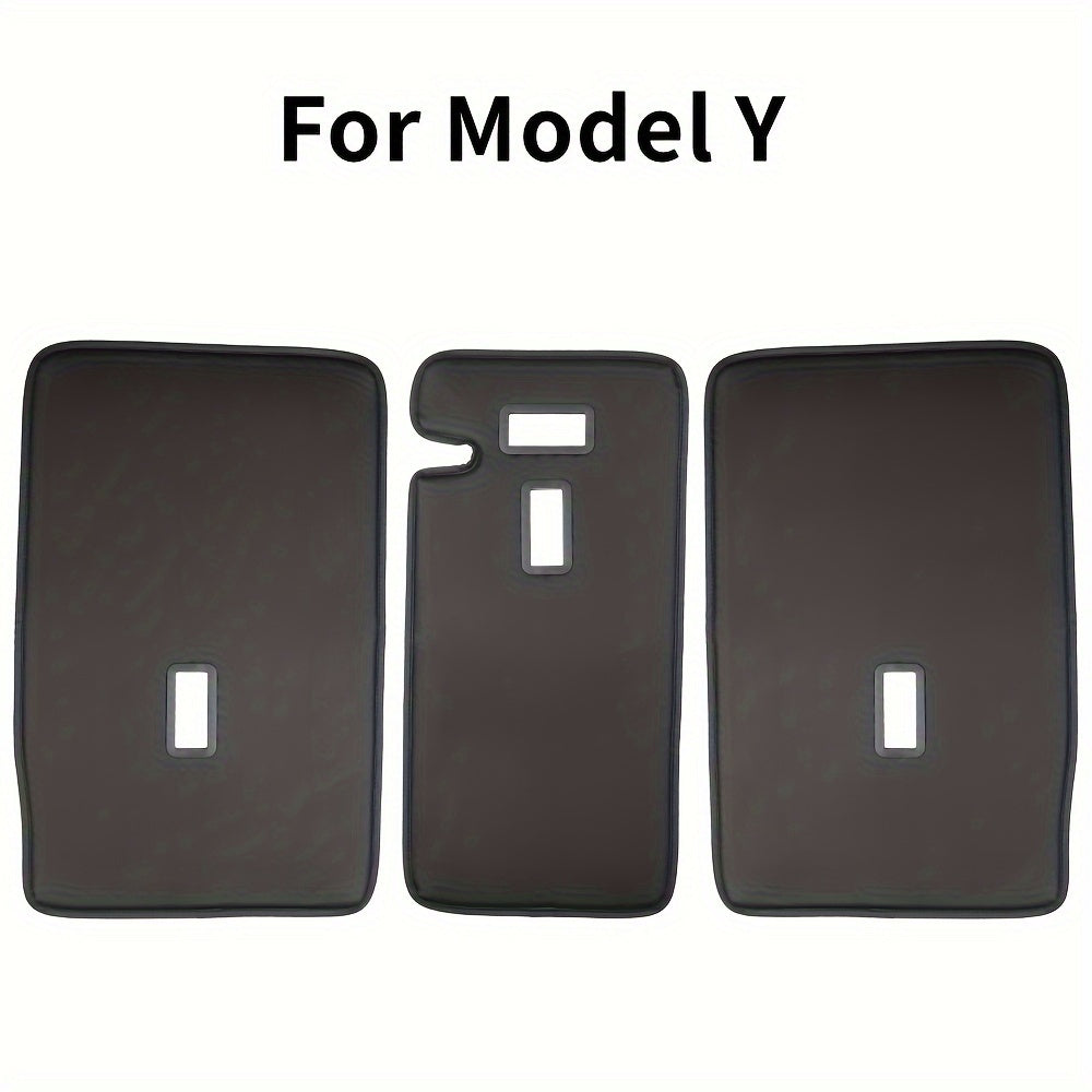 Rear Seat Backrest Cover for Model Y/3 Durable Seat Protector with Kick Pad