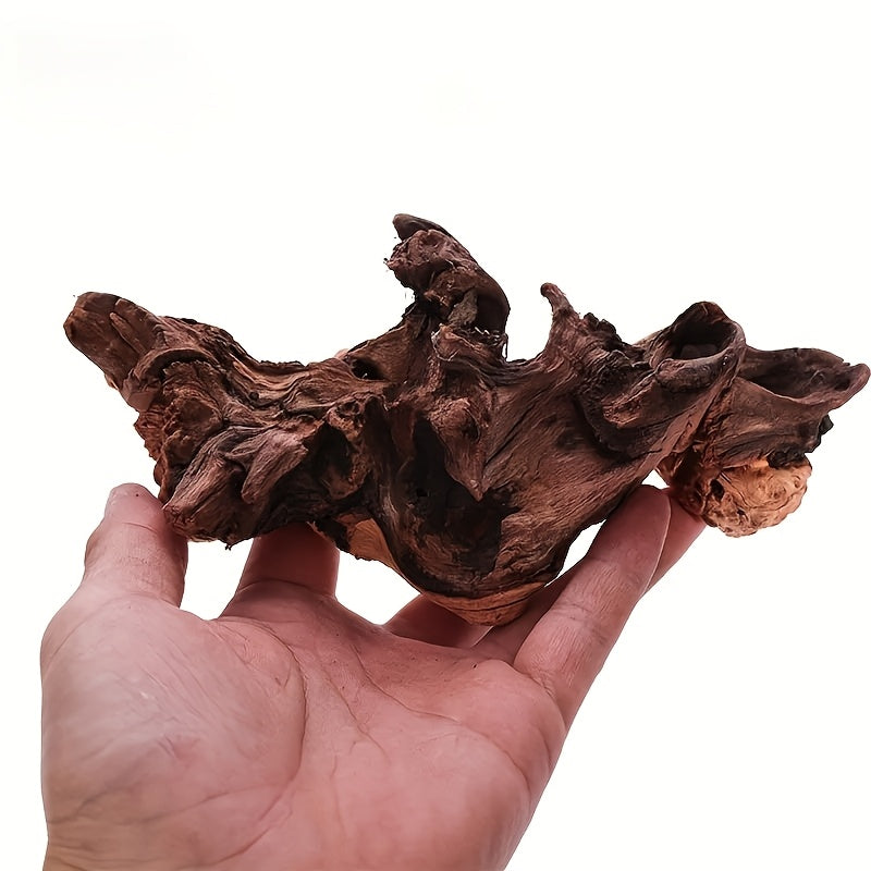 Natural Driftwood Aquarium Decor for Small Fish Tanks Bark-Enhanced Detailing