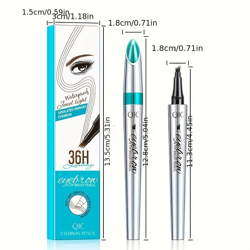 Водонепроницаемый жидкий карандаш для бровей, микроблейдинг, стойкий к растушевке, натуральный вид