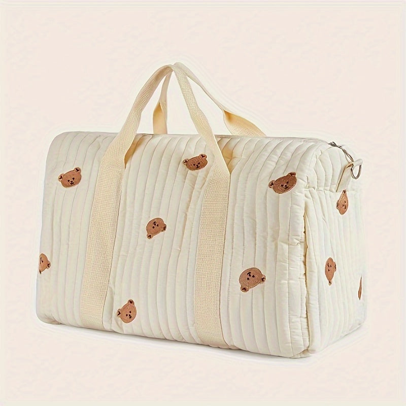 Cartoon Pattern Diaper Bag with Large Capacity and Storage Organizer