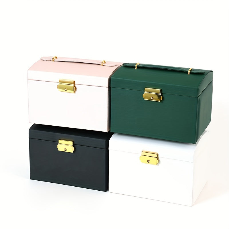 Jewelry Storage Box with Compartments for Rings Earrings Bracelets Necklaces