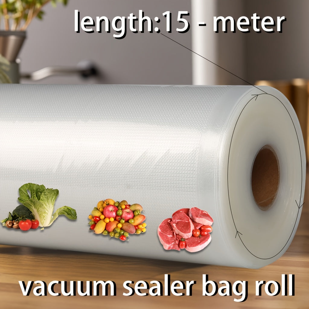 15 Meter Vacuum Sealer Bags Combo Pack in 4 Sizes Food Freshness Preservation