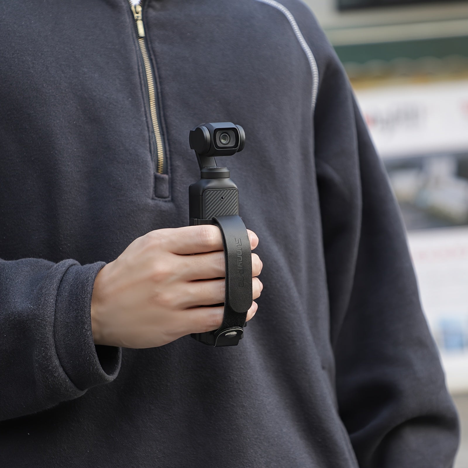 Kamera aksessuarlar to'plami, tushishdan himoya qiluvchi kamar bilan, sovuq poyafzal tutqich va himoya ramkasi bilan