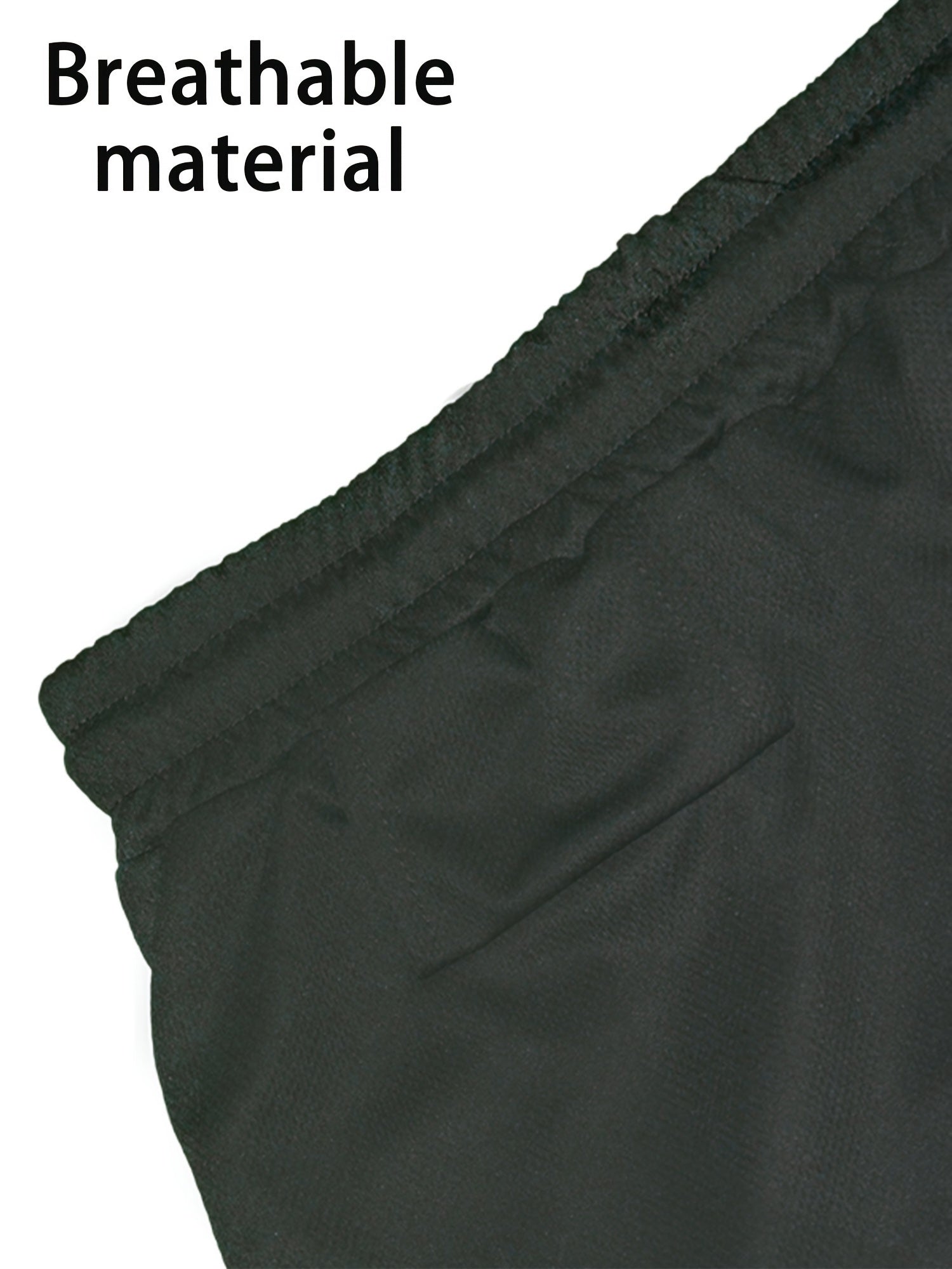 Men's Summer Print Dual-Layer Shorts Breathable Quick-Dry Pockets Casual Sports