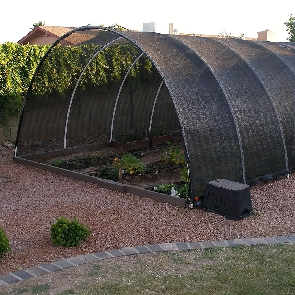 Black Sun Shade Cloth 3.96x3.96 Meters UV 60% Heat Insulation Mesh