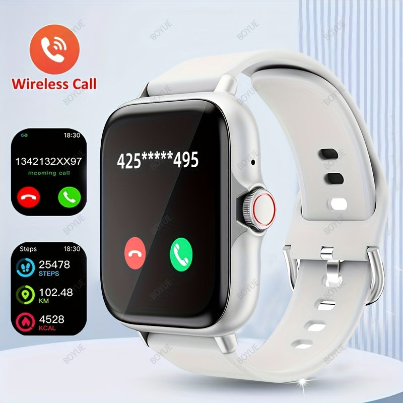 Men Women Smart Watch 1.83 Inch Display Wireless Calls Sports Modes Reminders