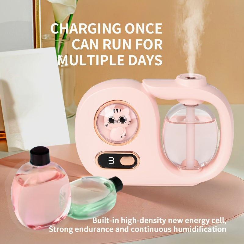 Автоматический набор диффузора эфирных масел с таймером, цифровым дисплеем, ночником для спальни, ванной комнаты, офиса