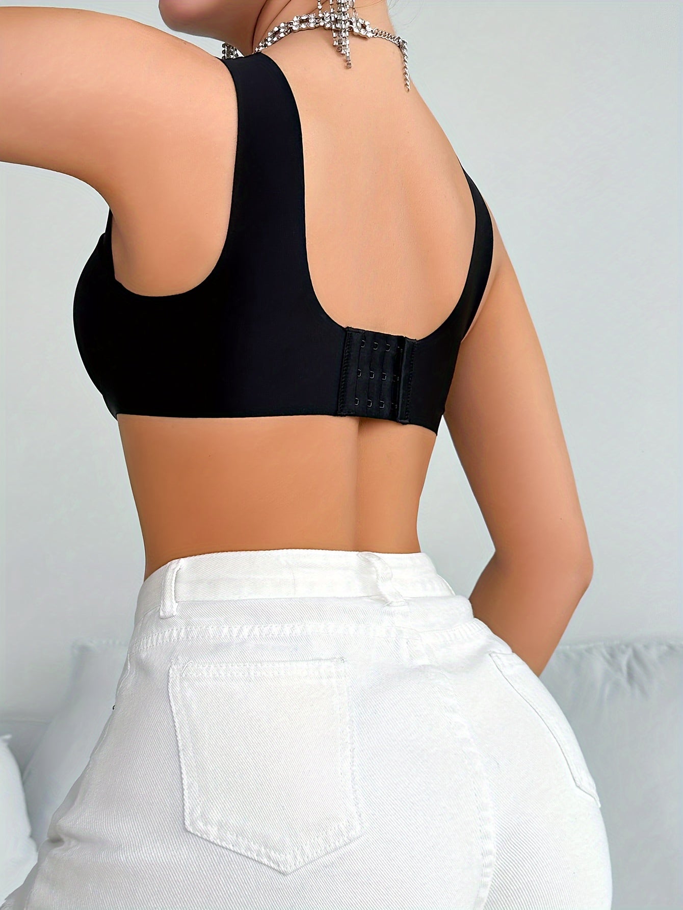 Women’s Seamless Underwire Push-Up Bra with Anti-Sagging Support