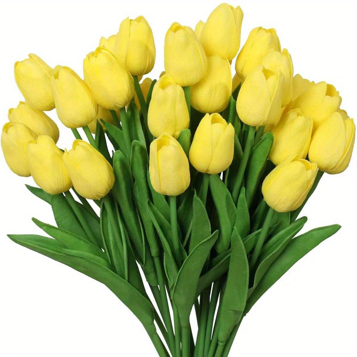 Set of 10 Artificial Tulip Flowers for Home Decor Weddings Offices Cafes and Gifts