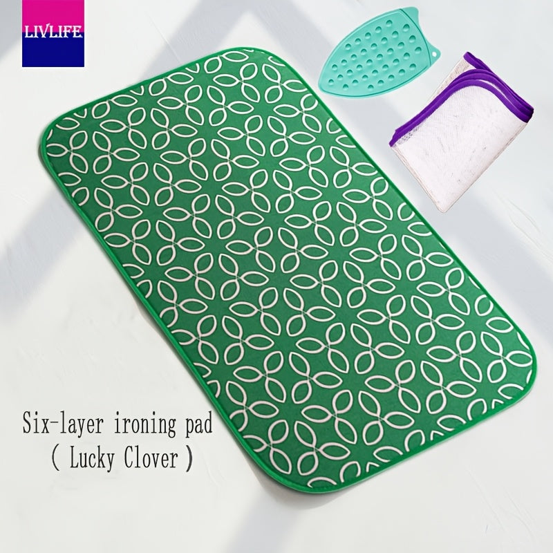 Set of 3 Portable Ironing Mats Waterproof Foldable Heat Insulation for Travel and Home