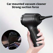 Handheld Vacuum Cleaner with Rechargeable Battery and Accessories for Home and Car
