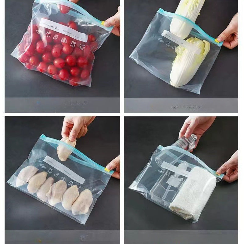 Пищевые морозильные пакеты с застежками-молниями для герметичного хранения