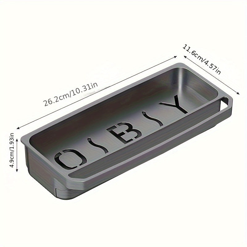 White Plastic Wall-Mounted Kitchen Sink Organizer with Towel Holder