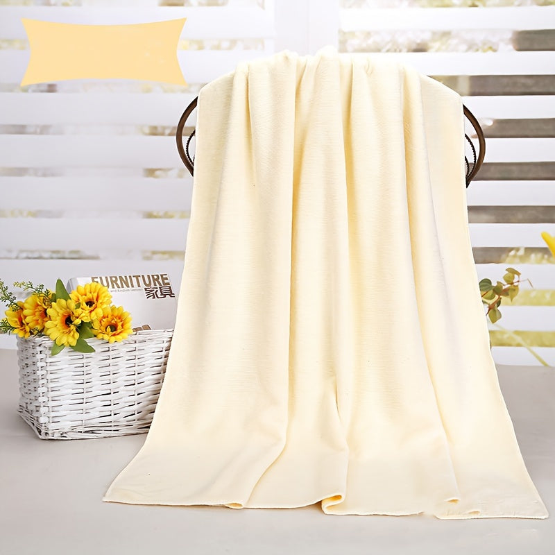 Microfiber Bath Towel Quick Dry Absorbent Spa Home Cloud Pattern