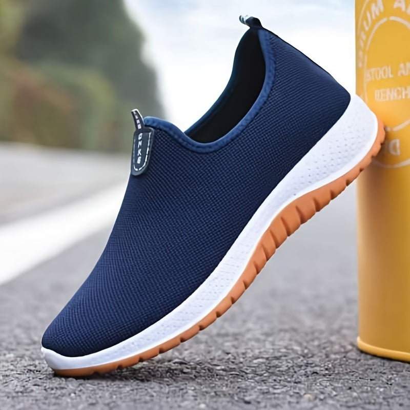 Women's Casual Slip-On Sneakers Breathable Fabric Rubber Sole All-Season Low Top