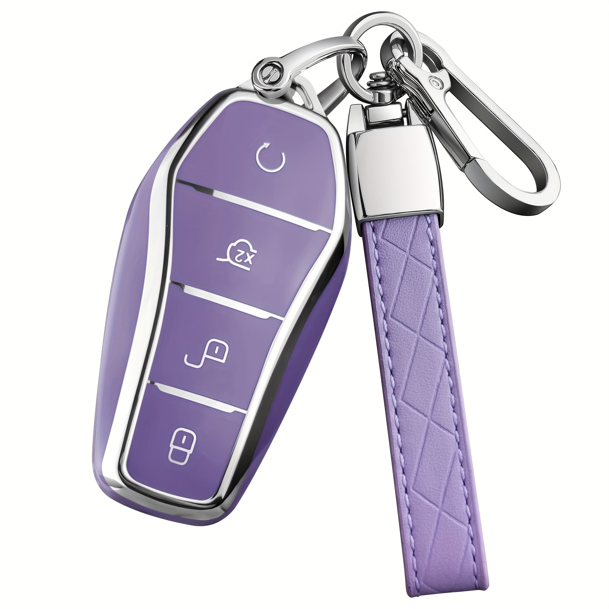 Car Key Cover TPU for EV Remote Key Ring Holders 2018-2022