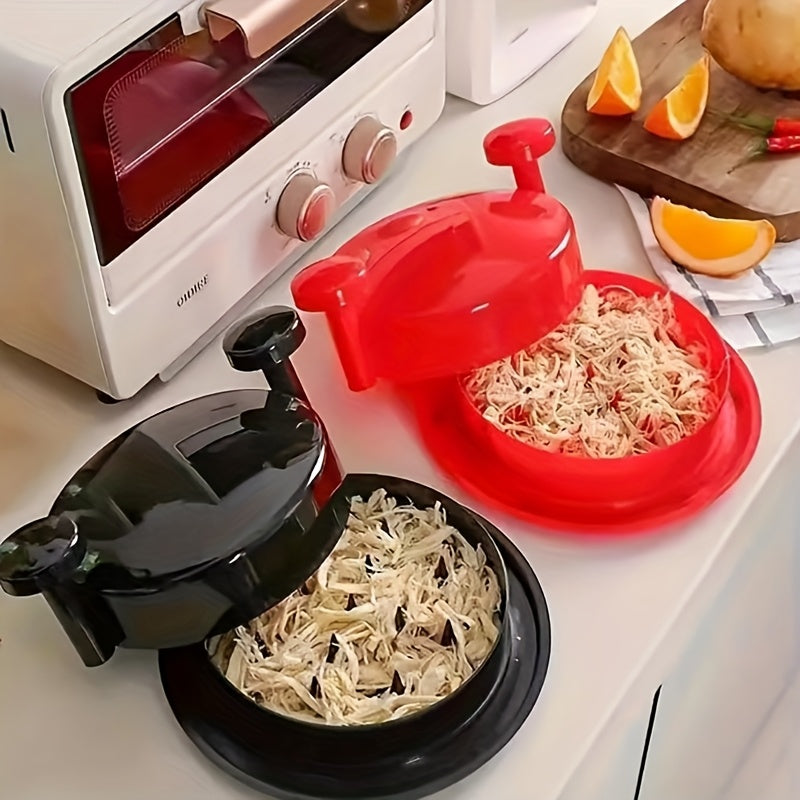 Черный мясорубка для мяса, многоразовый инструмент для курицы, говядины, тушеной свинины