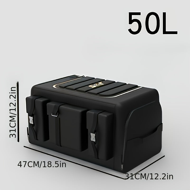 Folding Car Trunk Organizer Durable Textile Storage Box for Vehicle and Home