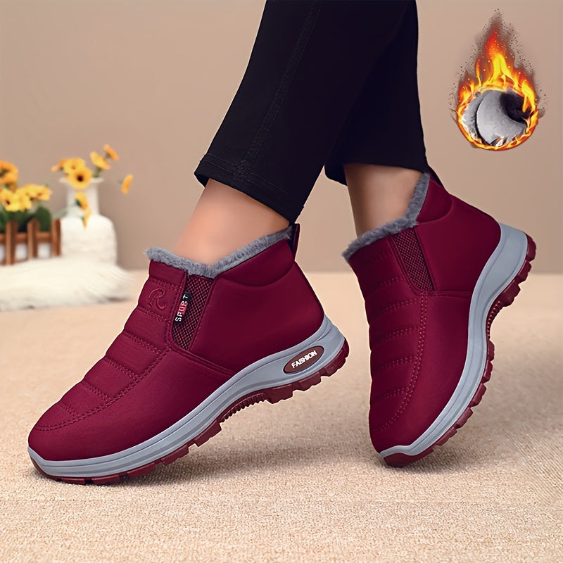 Women’s Fashion Casual Ankle Boots Warm Comfortable Soft Sole All Seasons