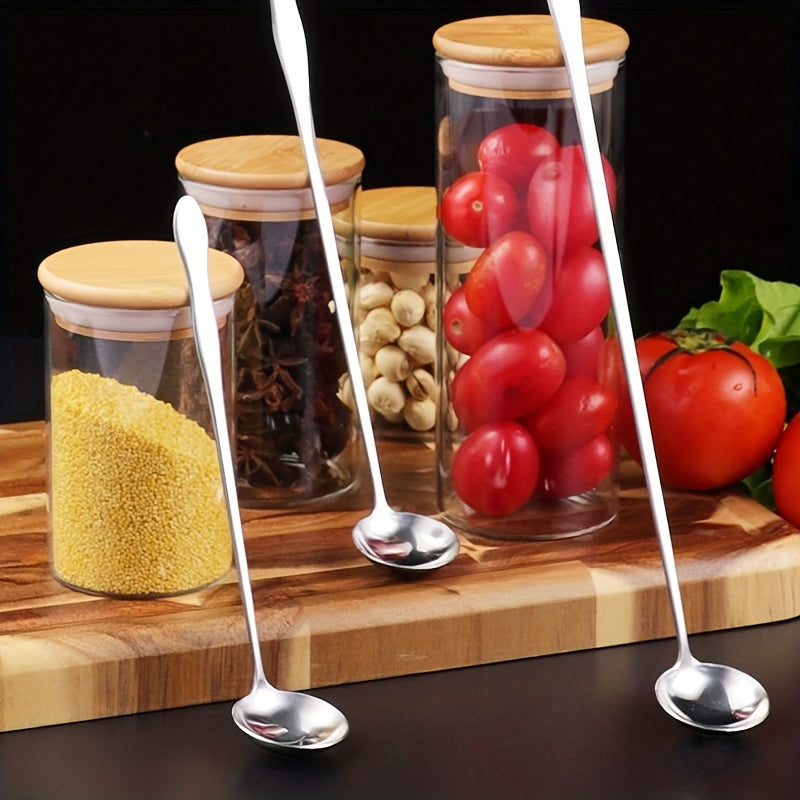 Set of 3 or 6 Long Handle Coffee Stirring Spoons Mini Espresso Spoons