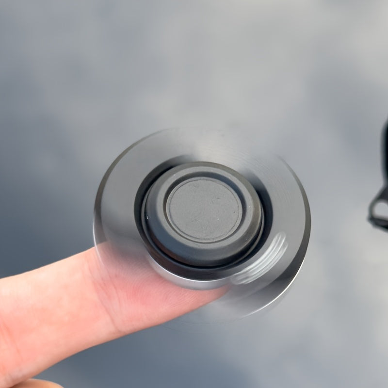 Stainless Steel EDC Decompress Toy Fidget Spinner Pop Coin Stress Relief Gadget for Adults