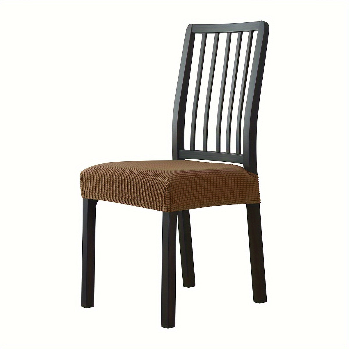 4-6 Piece Velvet Chair Covers with Elastic Headrest for Dining Chairs in Home and Hotel