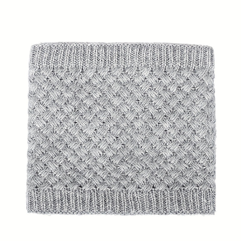 Striped Knitted Warm Neck Scarf for Men Women Winter Outdoor Ski Riding