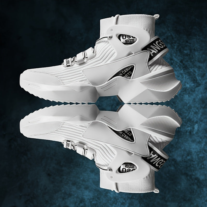Women's Plus Velvet Sports Boots Mid Top Casual All-Season Microfiber EVA Shoes