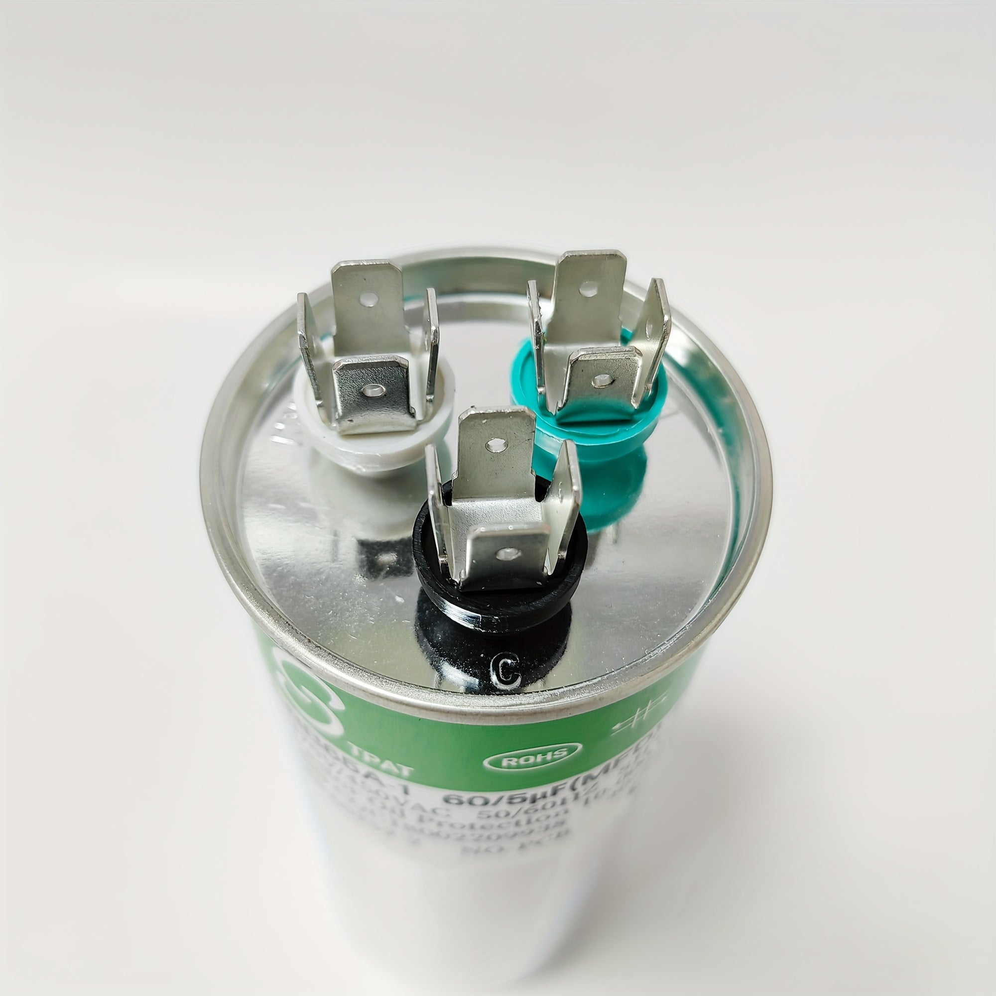 60+5µF ikki tomonlama kondensatorlar havo konditsionerlari, issiqlik pompasi uchun 370V 450VAC ichki foydalanish