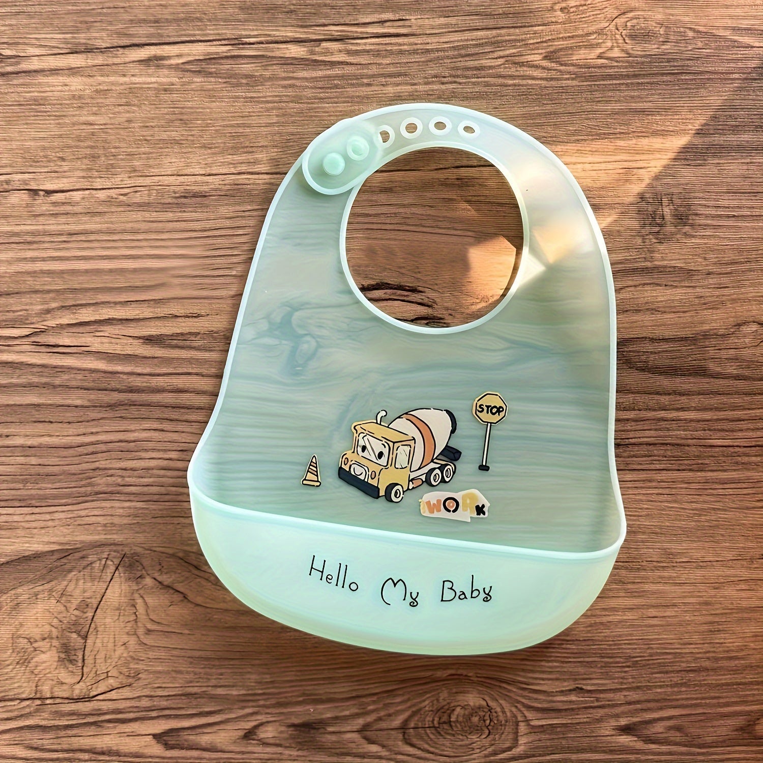 Baby Bibs Soft Waterproof Durable Feeding Bibs with Adjustable Neck for Babies