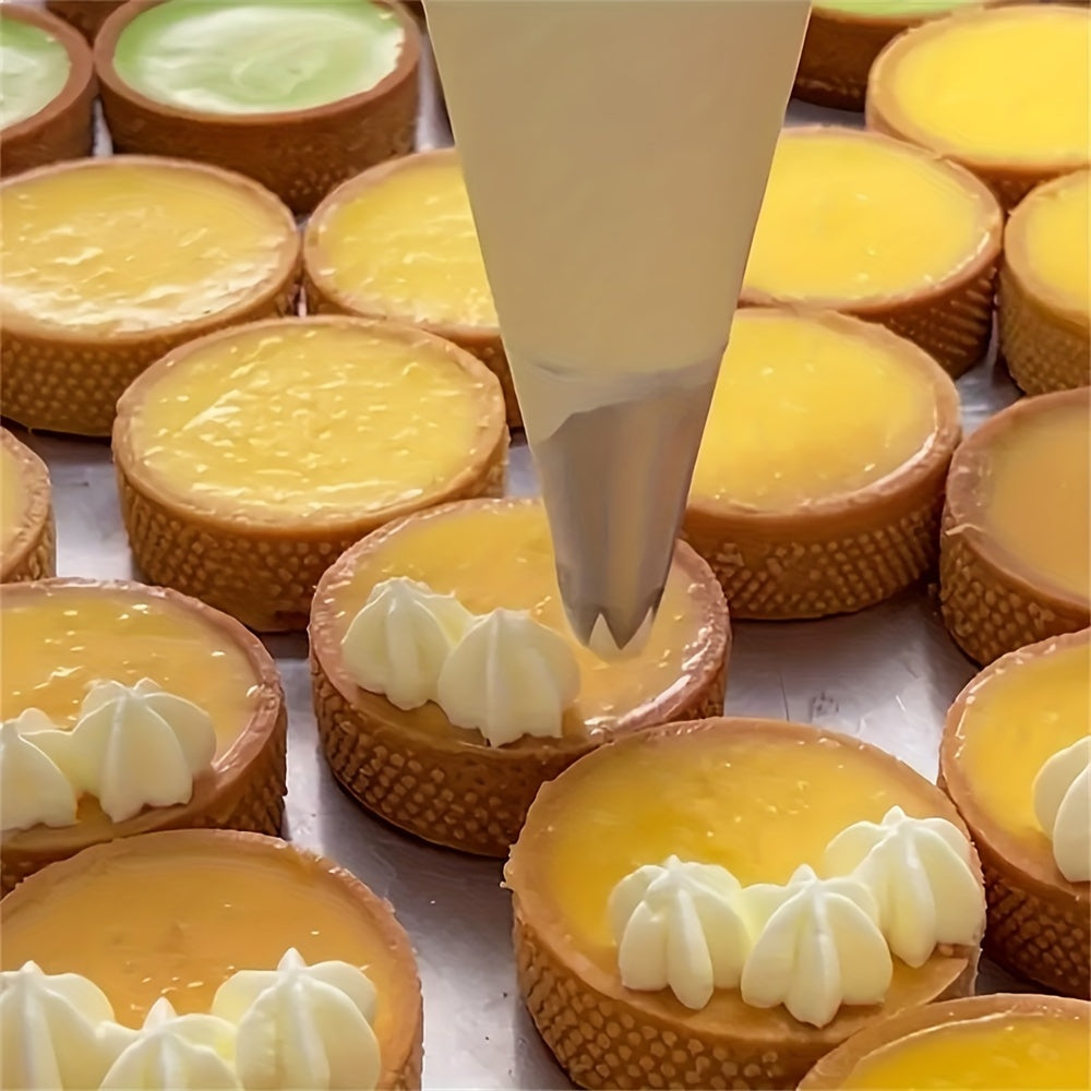 Set of 2-12 Stainless Steel Round Tart Rings for Baking Cheesecake Cookies Pastries