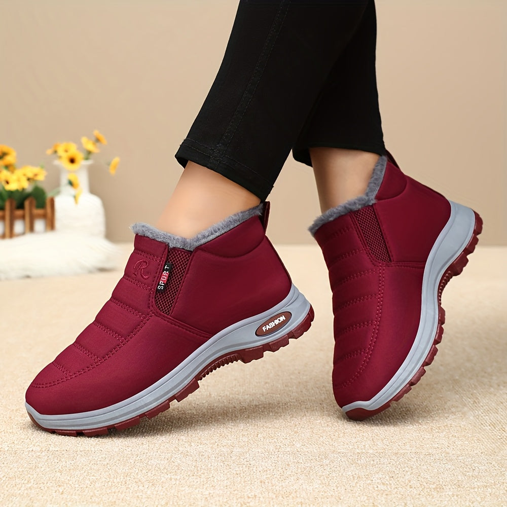 Women's Casual Ankle Boots Warm Soft Sole All-Season Comfortable