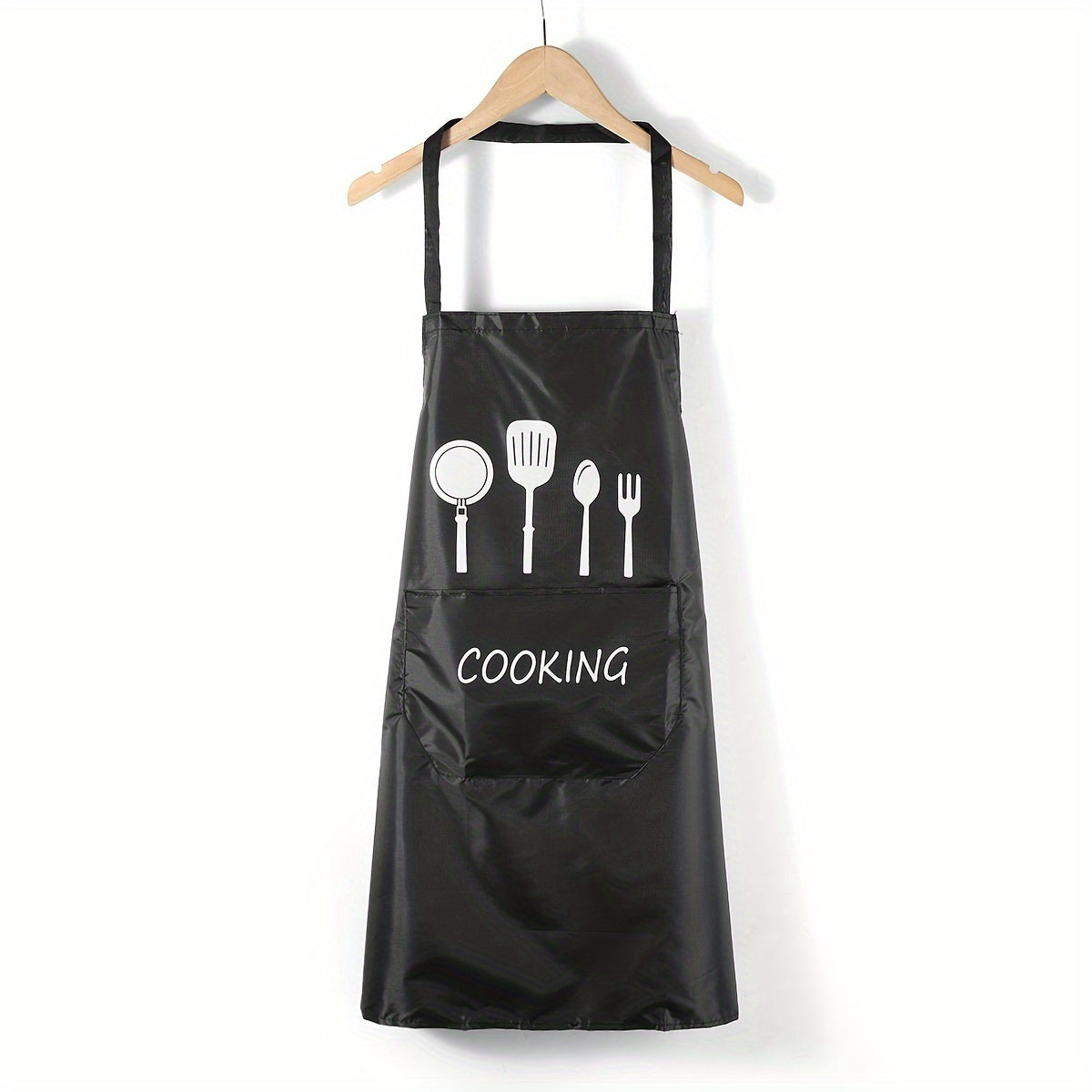 Waterproof Oil-Resistant Chef's Apron with Pockets for Kitchen Protection
