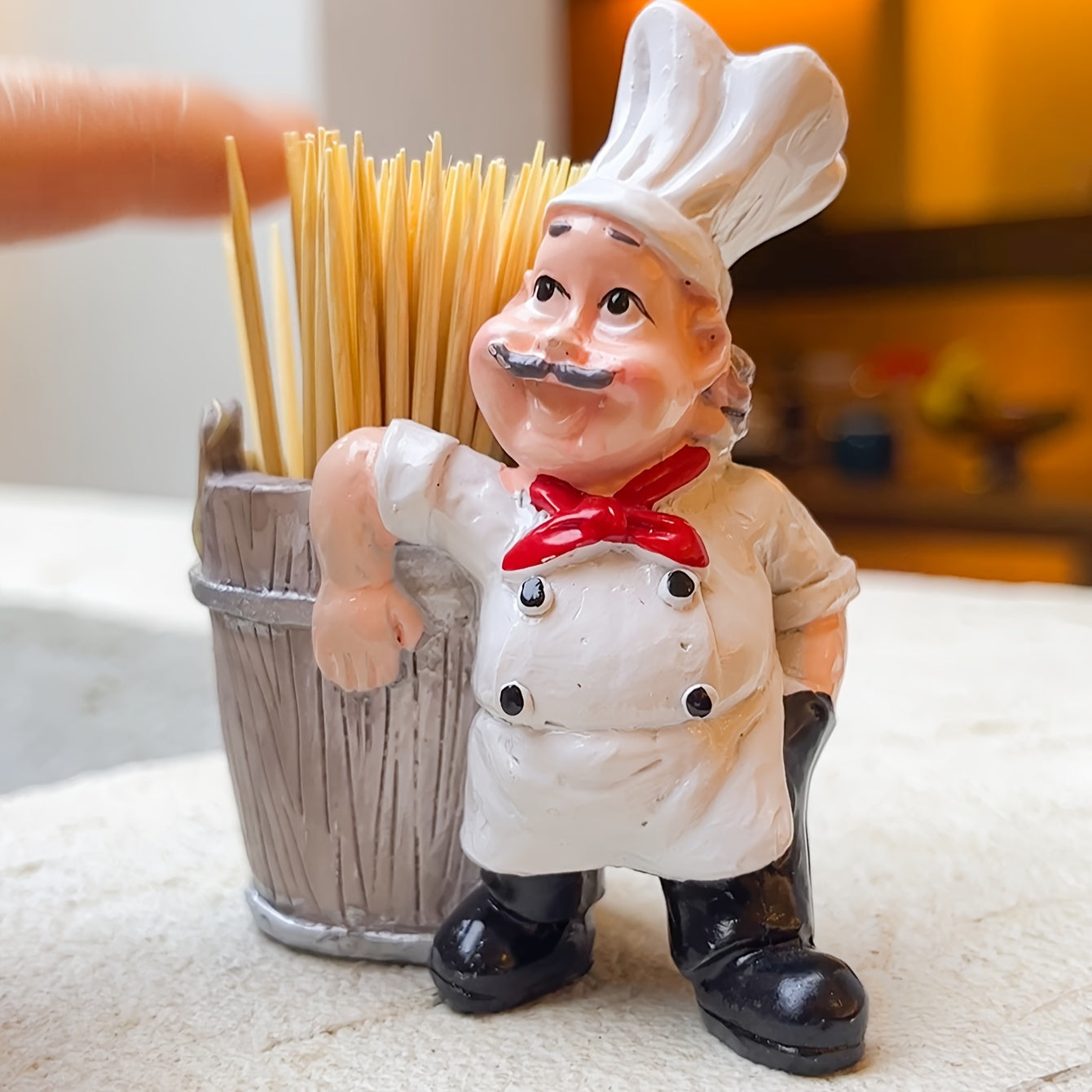 Toothpick Holder Figurine, ABS Resin, Kitchen Decor, Gift for Special Occasions