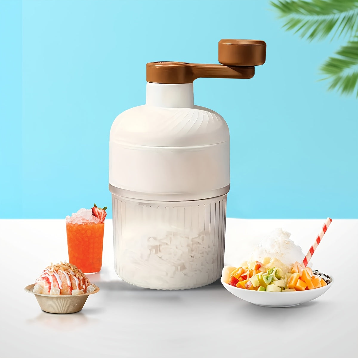 Нержавеющая сталь ручной ледорез для снежных конусов и мороженого, прочный, легко очищается