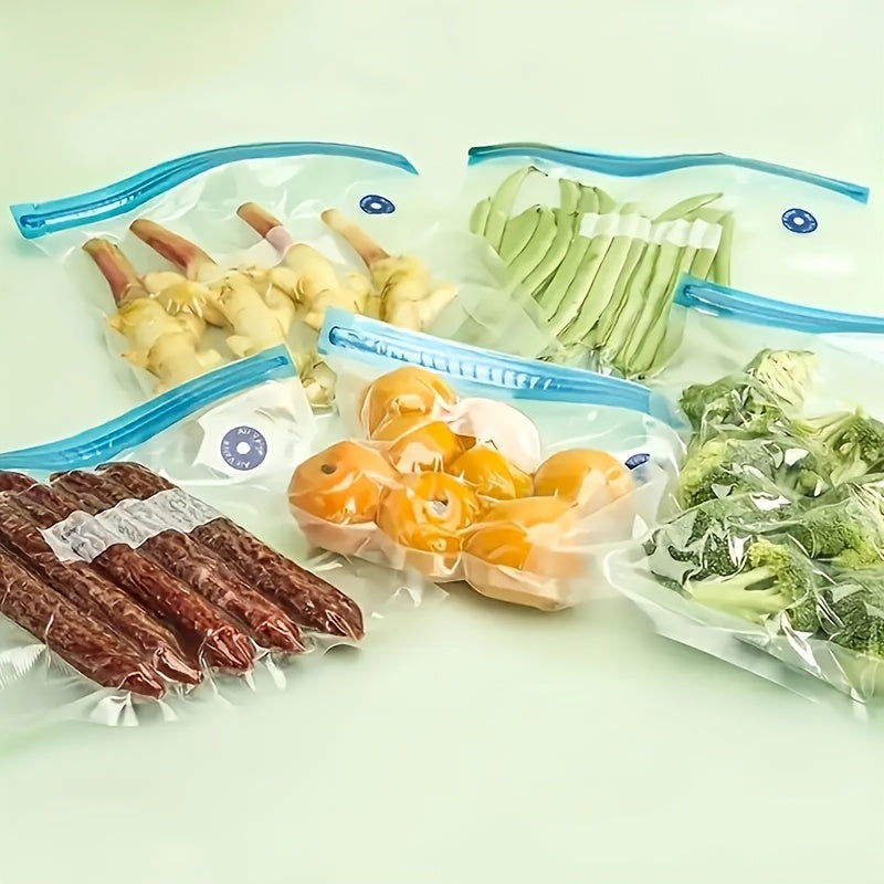 Vacuum Sealer Bags Set 30/50pcs Food Storage Large Medium Small Transparent PE