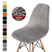 Velvet Stretch Chair Slipcover for Living Room Bedroom Office Home Decor